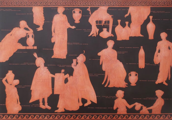 "Contemporary Classics" series (people drinking) by Gonzalo Garcia Callegari