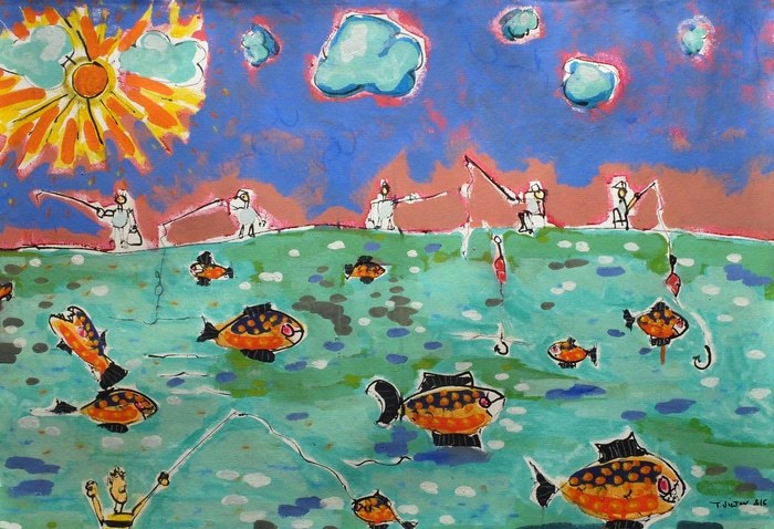 La truite du père Eugène - Collection "Libre" by Thierry Virton