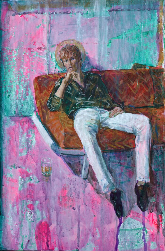 Dans les eigthies chez Julian on écoutait souvent “Space oditty”, on fredonnait :Here am I floating 'round my tin can Far above the moon Planet Earth is blue And there's nothing I can do, Un verre d’HENDRICK'S pas loin par François Pagé