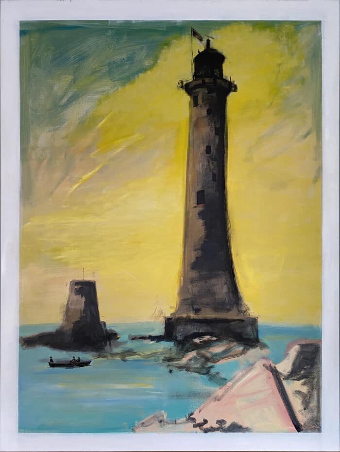 The bay beneath von Adam Reid