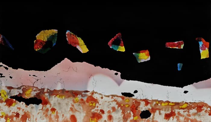 paysage lunaire - Collection "noir et encre" par Thierry Virton
