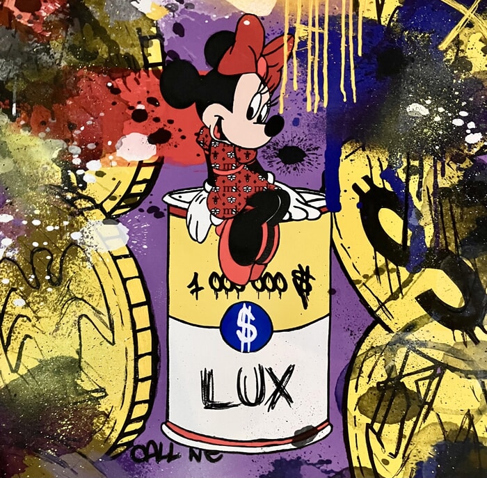 Minnie Can von Misako Street Art
