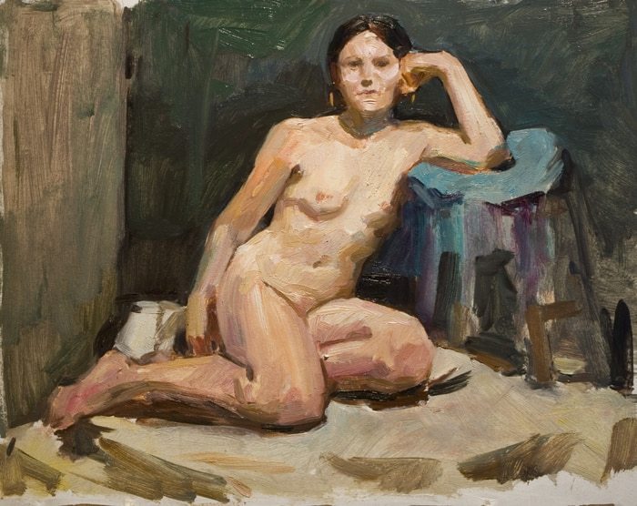 nu de femme d'après modèle vivant par Olivier Payeur