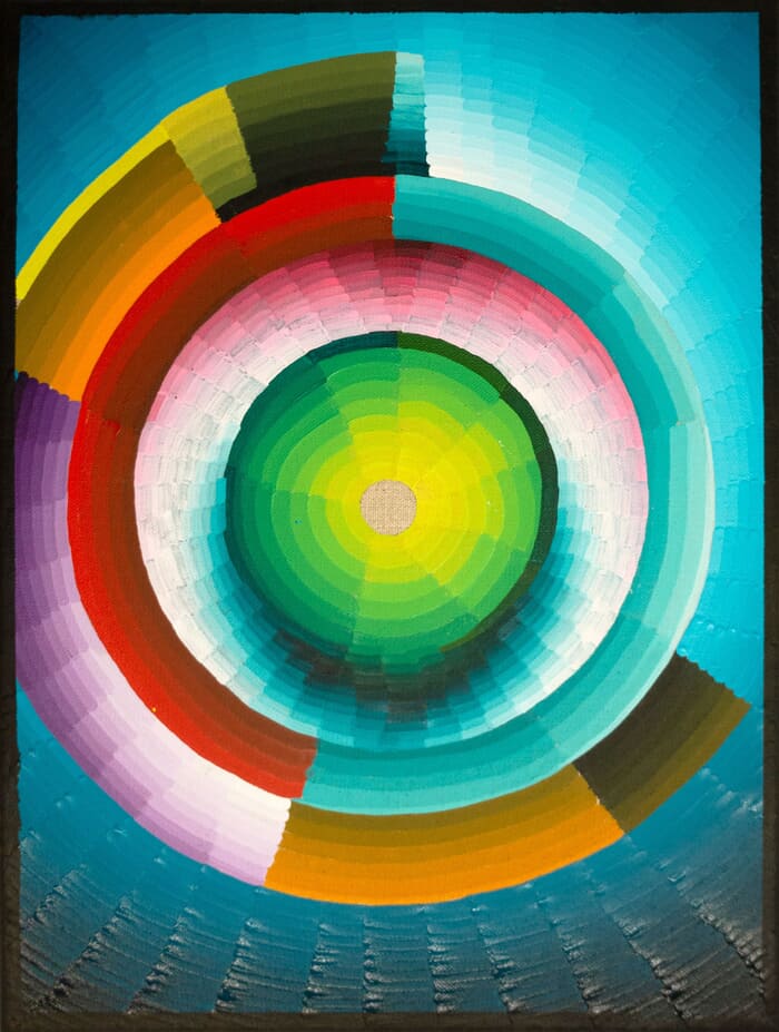  MVT 39 2016 - 30 x 40 cm - huile sur toile by Chris Pillot