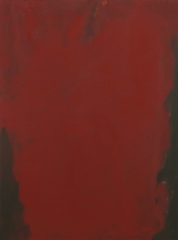 Triptyque rouge 2 by Catherine Goursolas