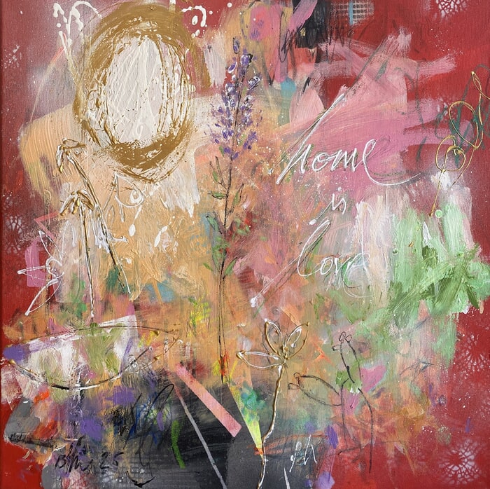 Home Is Love No.13 by Bea Garding Schubert