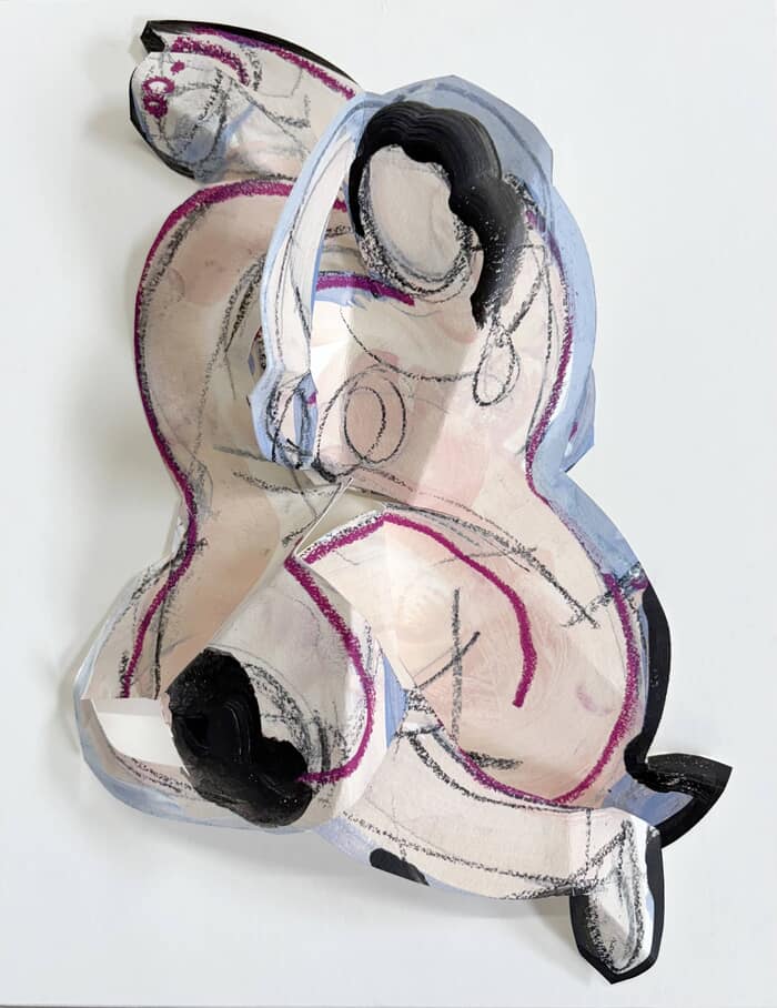 Folded Female Lady Love by Heidi Lanino