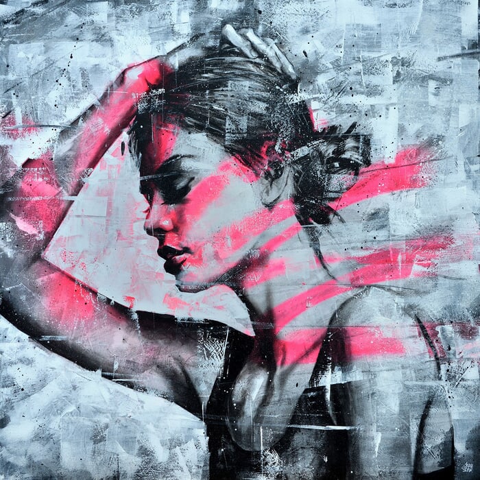 PINK STORM par GRAFFMATT