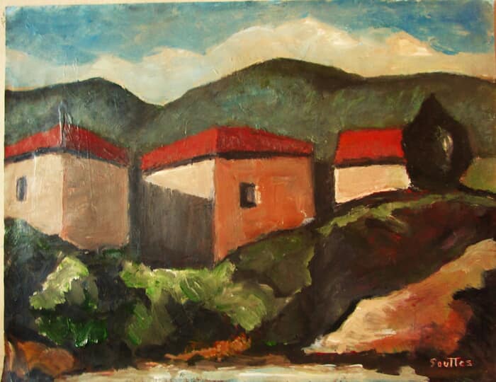 Hameau en Vallespir by Michel de Gouttes