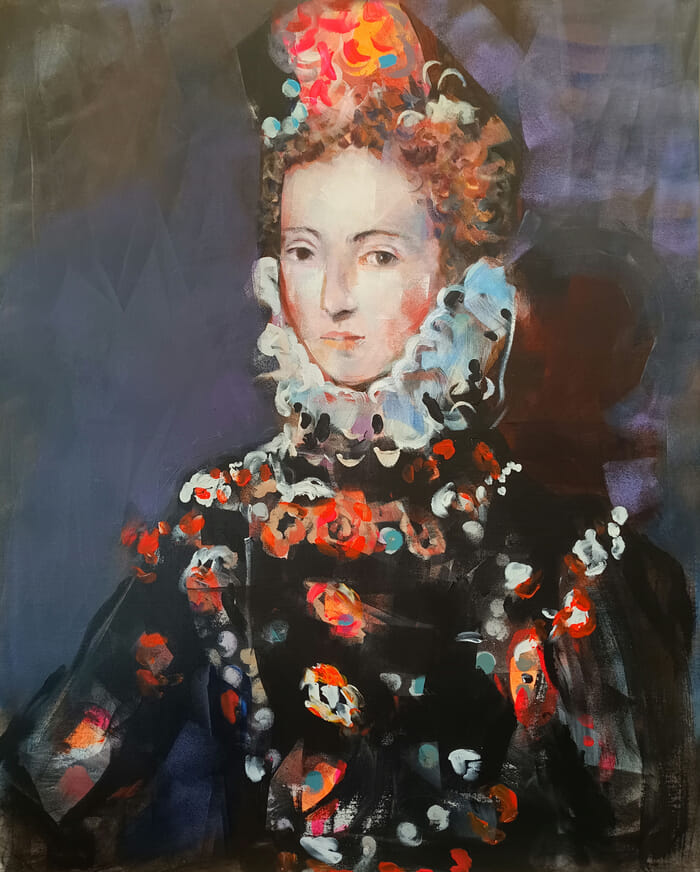 Portrait of a lady  par Marina Del Pozo