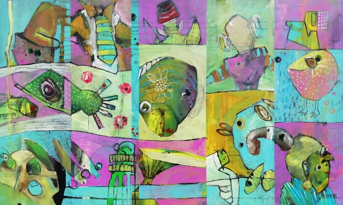 Abstract fragments 8 par Francisco Santos