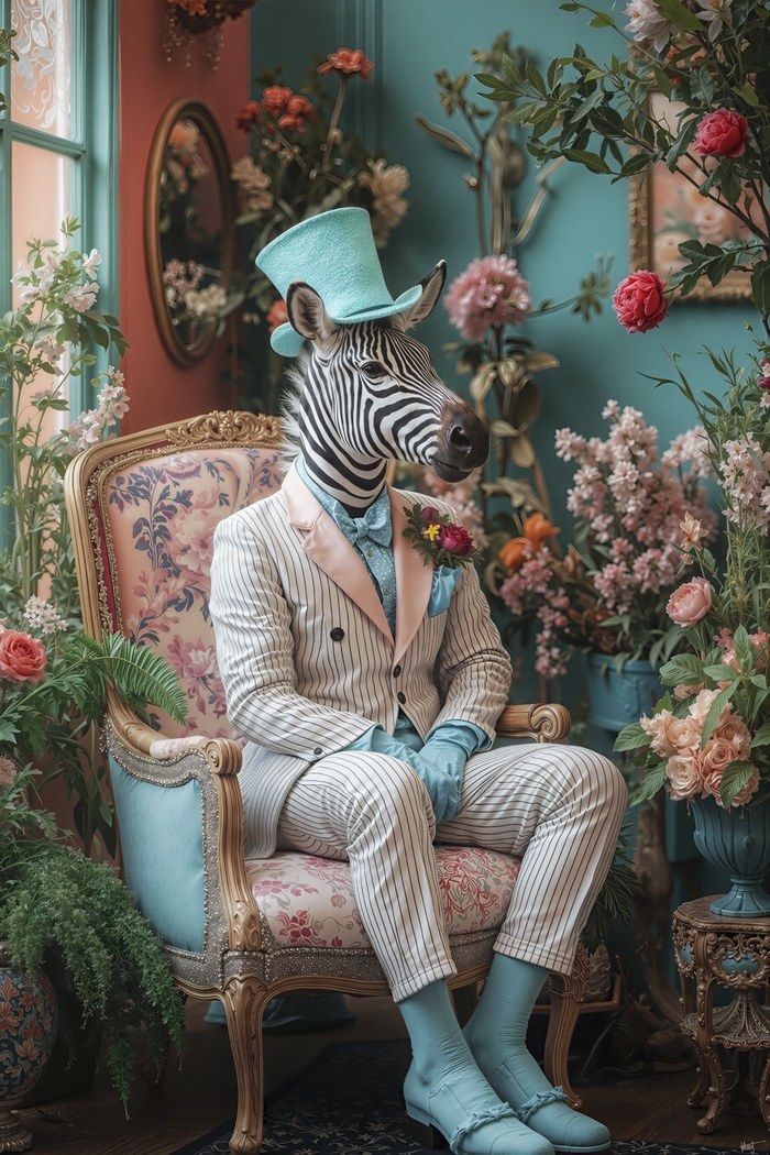 CLASSY ZEBRA by HOLLY WATT