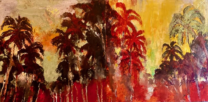 Palm tree 2 by Hervé Carriou