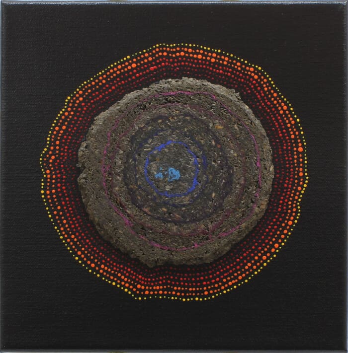 moonbow slice 20x20 2 by Sandra Brugger