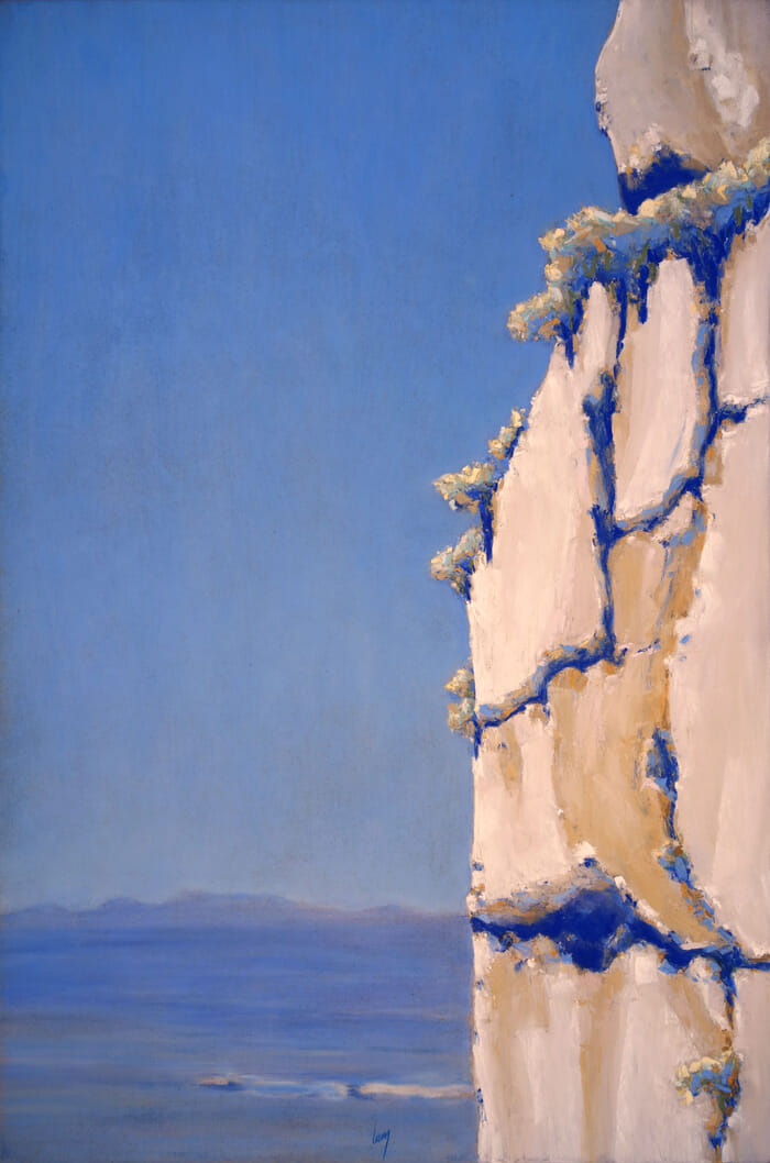 La falaise, Luberon von François Cusson