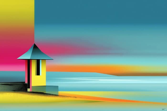 SURREAL BEACH by HOLLY WATT