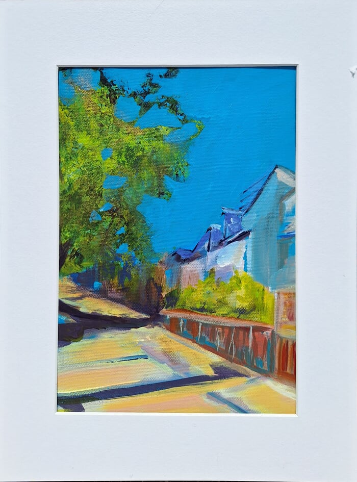 Leafy Brooklyn -framed by Valérie LE MEUR