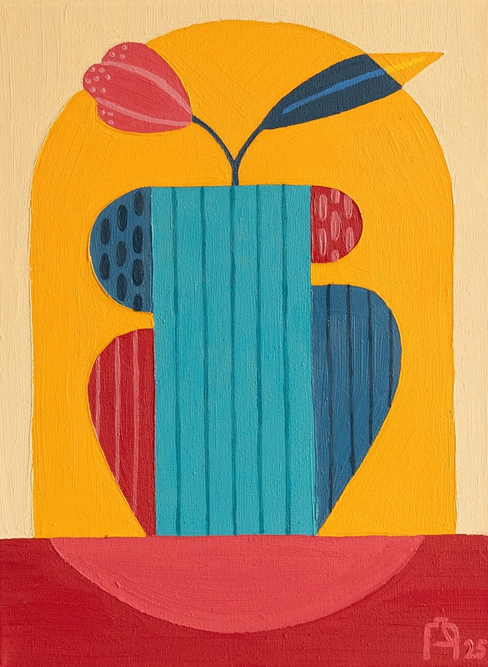 Tulip in Sunset Light von Apollinaria Manko