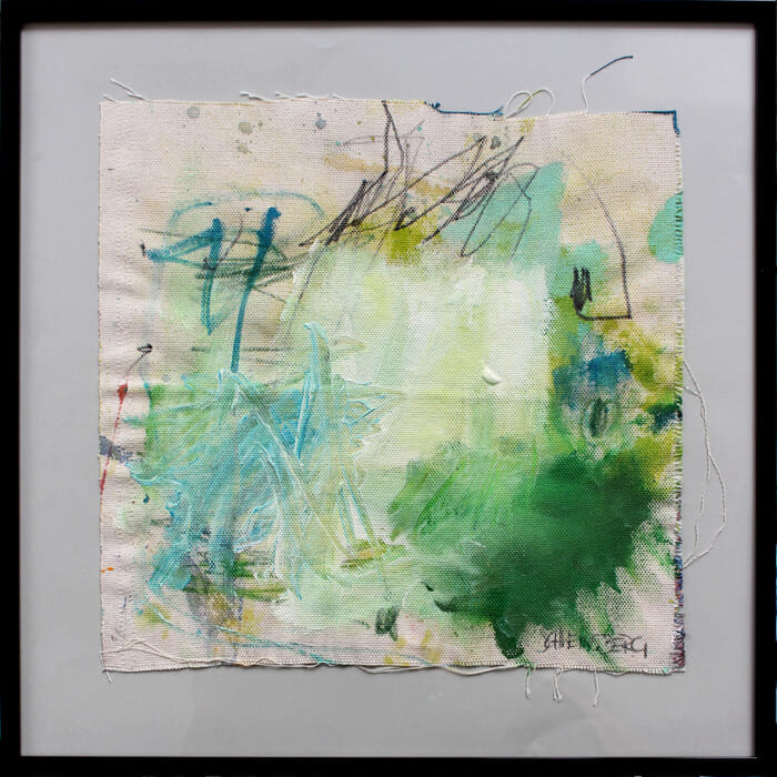 SNATCHES OF A CONVERSATION WITH ART (#10) by Daniela Schweinsberg