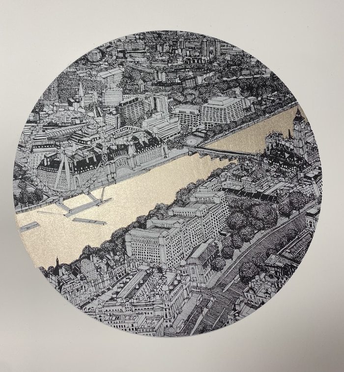 Champagne Circle  by Clare Halifax