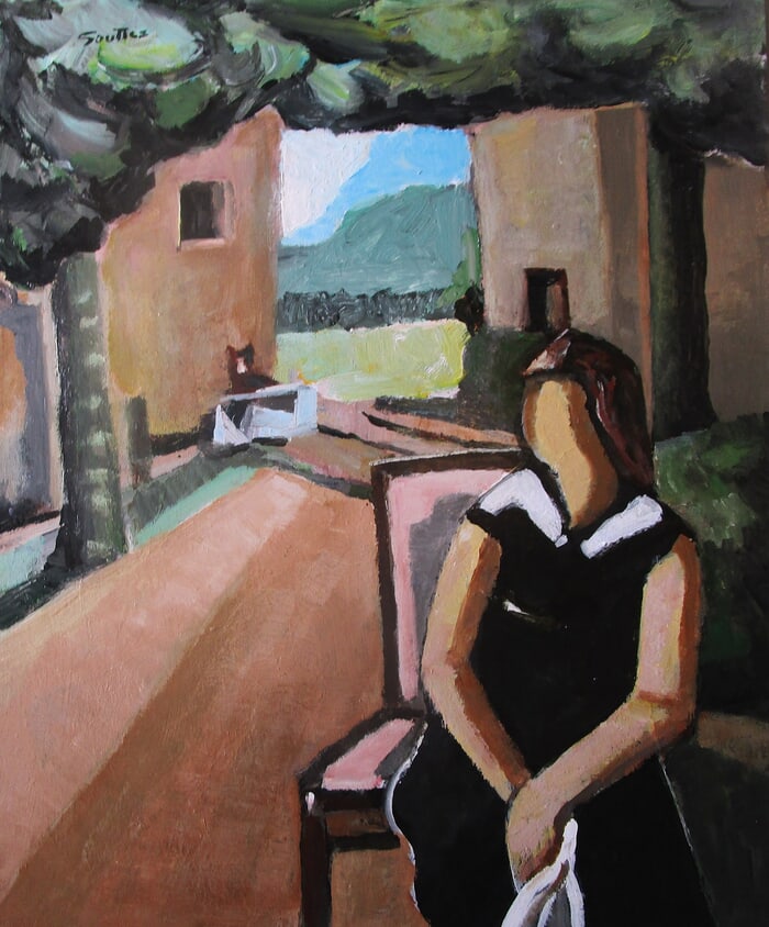 Un moment de repos. par Michel de Gouttes