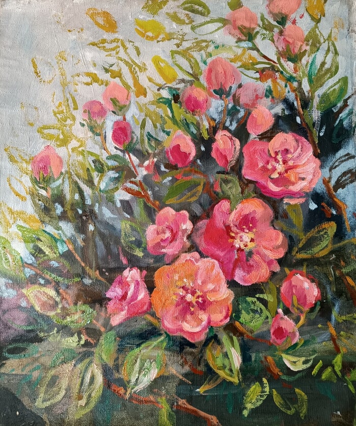 Wild Roses  by Olga Lomax