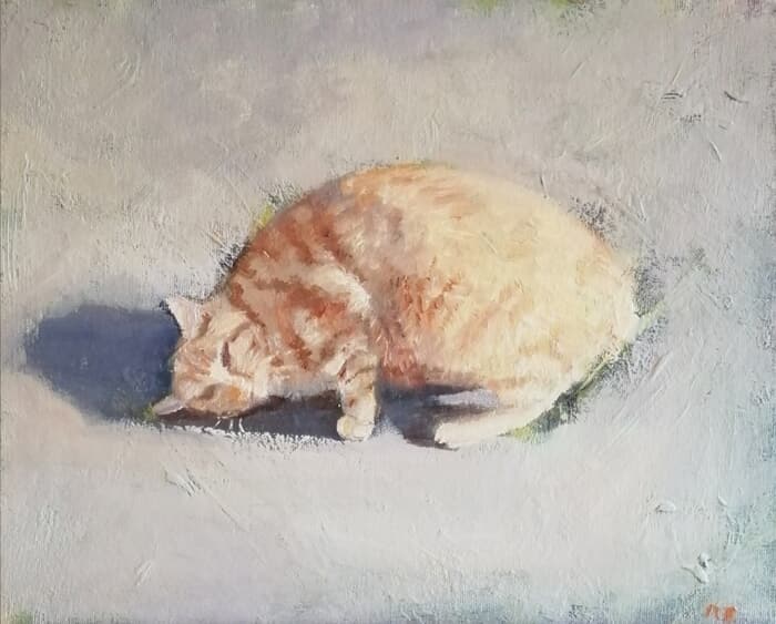 Marmalade cat par Rosemary Burn
