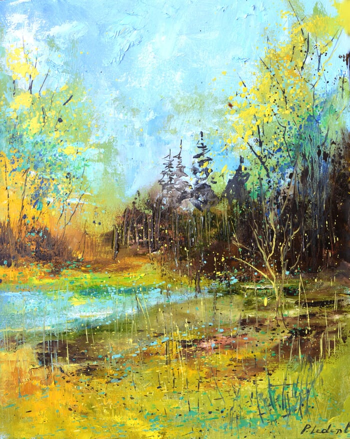 Spring in the wood  by Pol Ledent