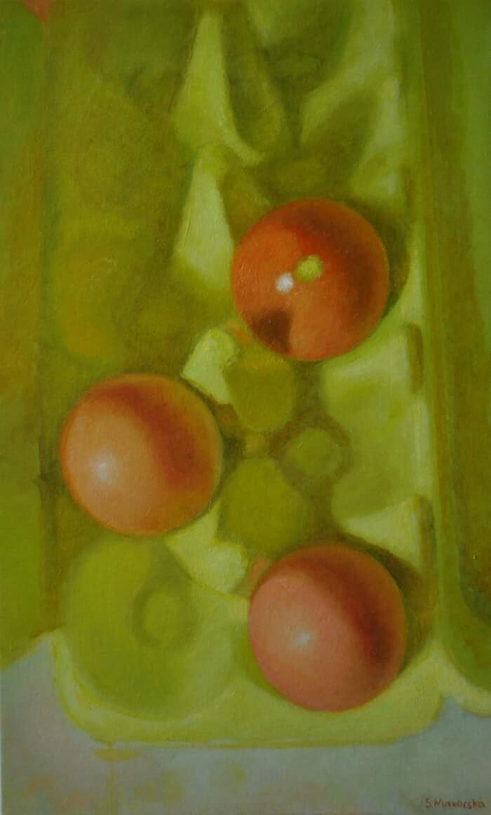 Three eggs and the sun.  par Sasha Makarska