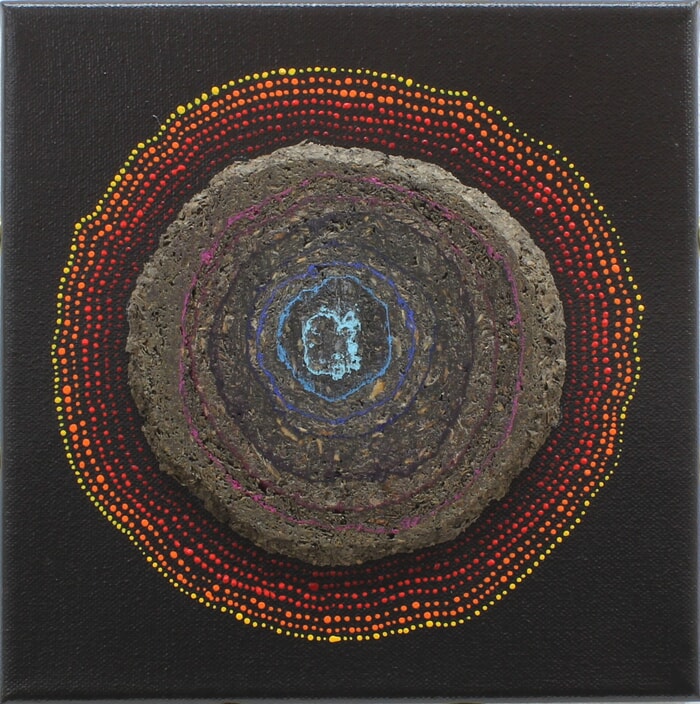 moonbow slice 20x20 3 by Sandra Brugger