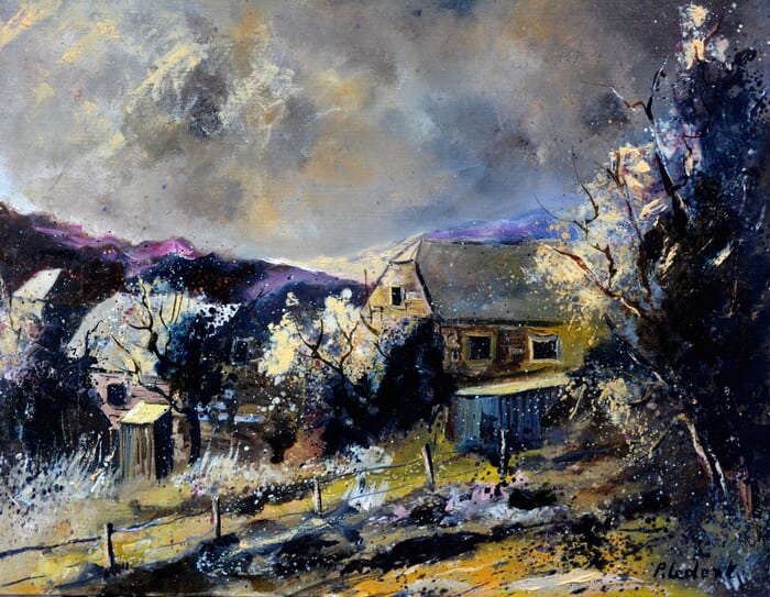 The last light of the day  by Pol Ledent