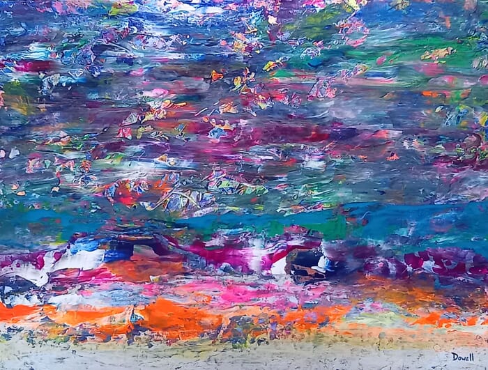 Sunset at the Beach by Jill Dowell