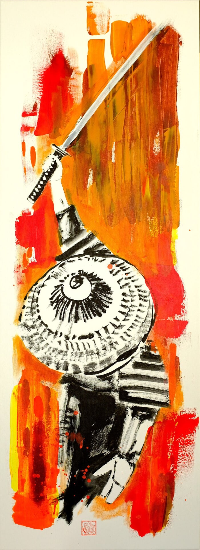 samurai vu d'en haut by Péchane