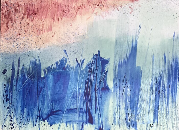 Herbes bleues II von Isabelle Schenckbecher