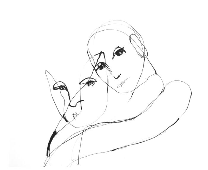 Tomber le masque par Sylvia Baldeva