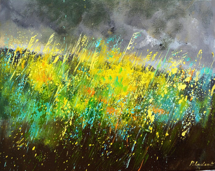 Wild herbs before the storm by Pol Ledent