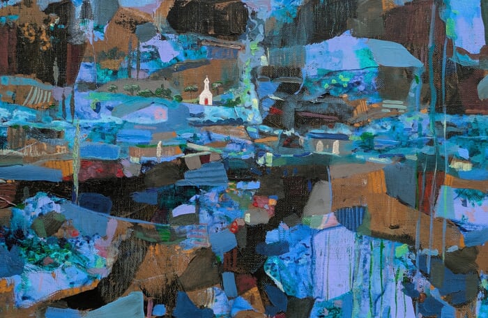 Derrière moi tu jouais "Satie", depuis la fenêtre je ne voyais qu'elle, immortelle von François Pagé