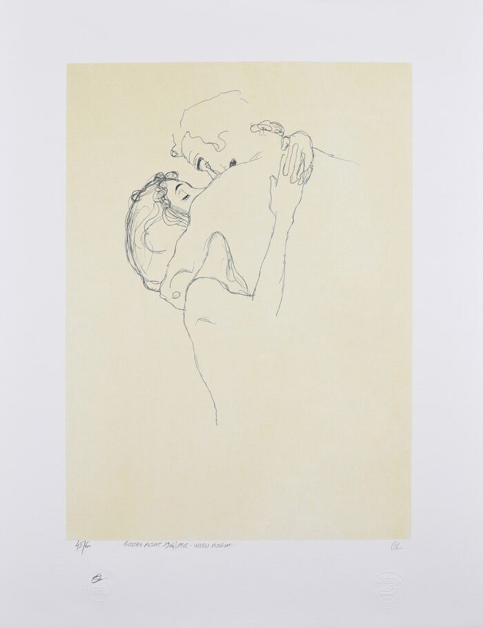 Lovers, 1904/1905 par Gustav Klimt
