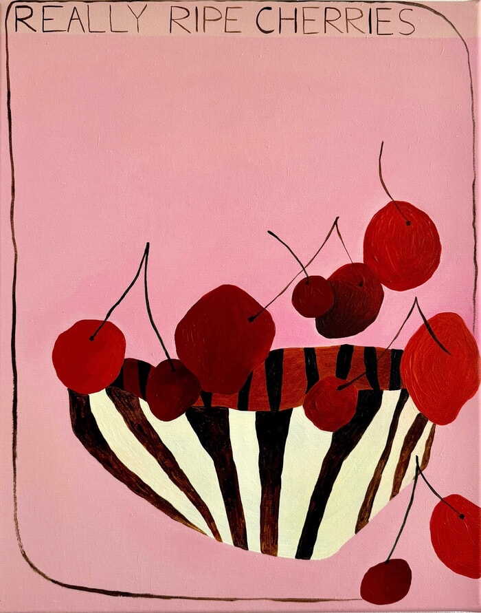 Really ripe cherries by Leila Lallali