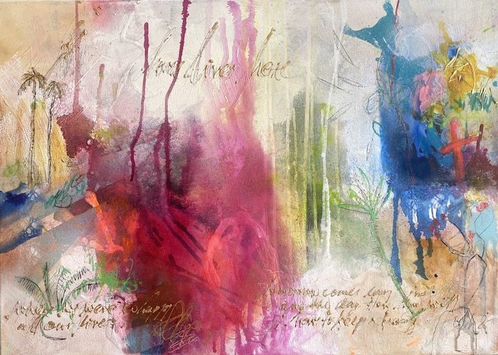 Love Lives Here No.2 by Bea Garding Schubert