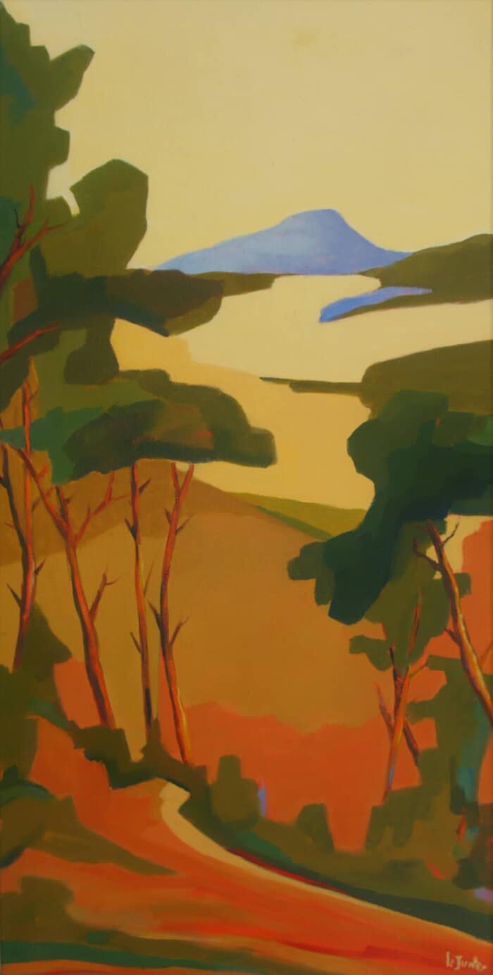 Through the pine trees von Jean-Noël Le Junter