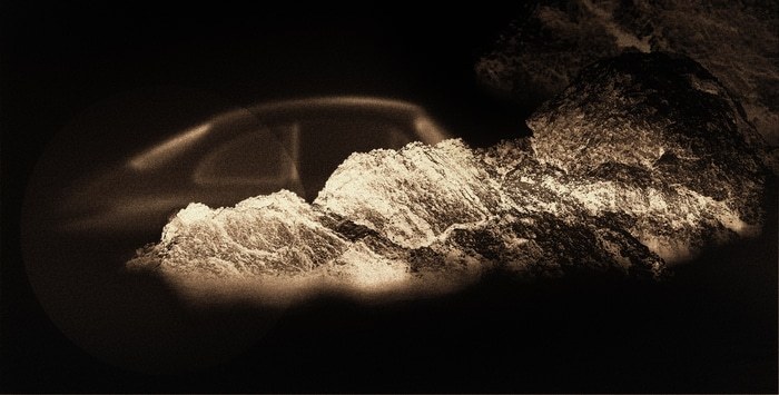 PORSCHE 356 Rocks 05 Gold sepia by Bruno Houdayer