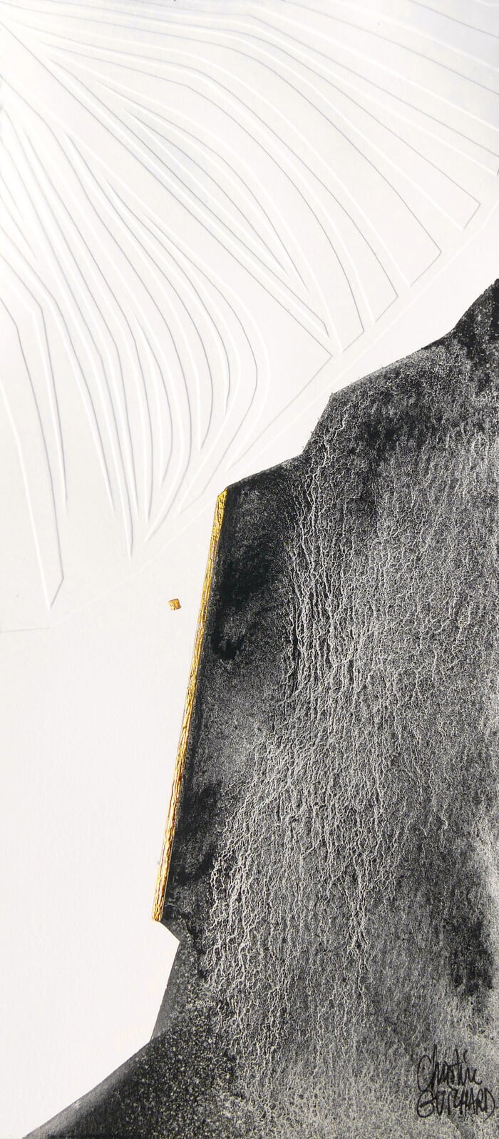 Le long de la falaise by Christine Guichard