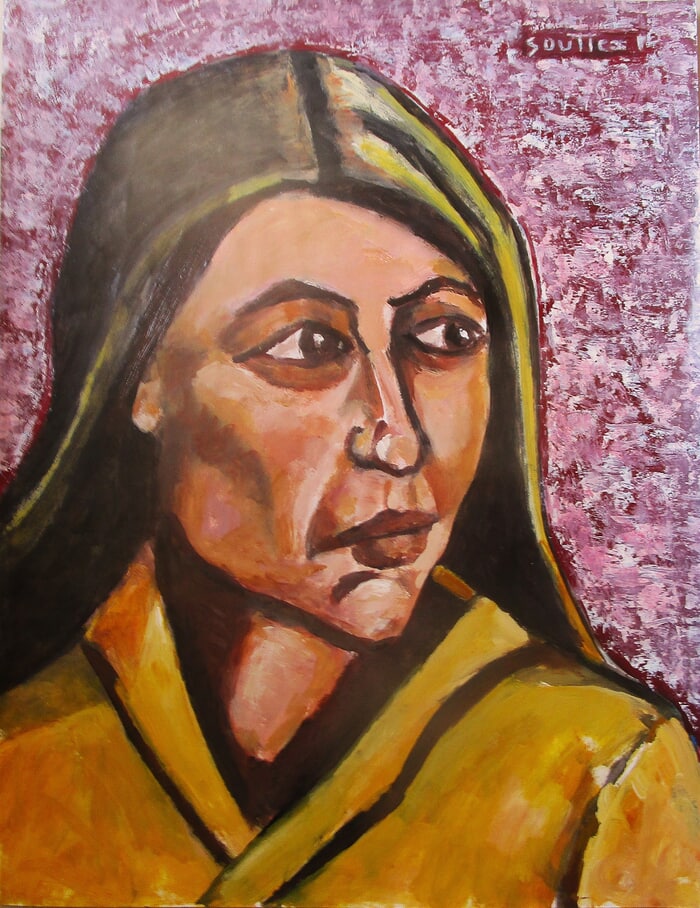 Marchande au Ciré. von Michel de Gouttes