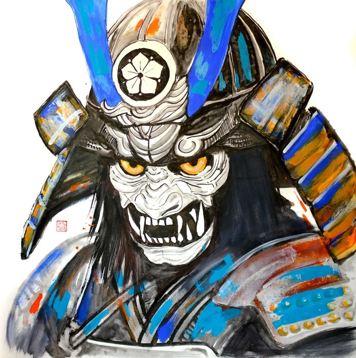 Monkey Samurai by Péchane