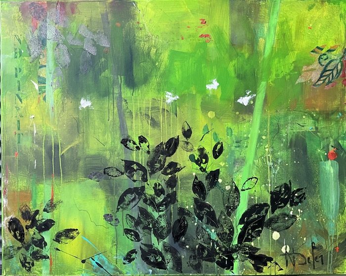 Sous-bois en éveil by Nadine Defer