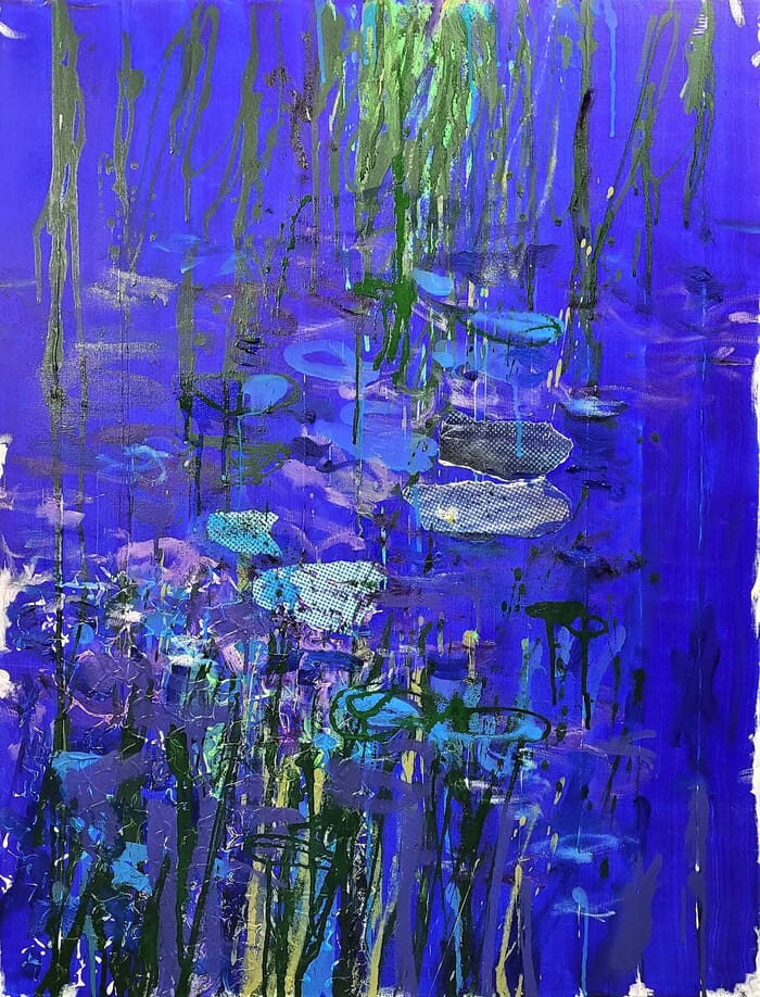 Giverny (Ultramarine) by Wayne Sleeth