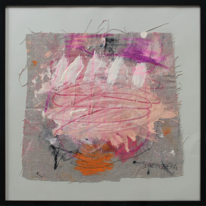 SNATCHES OF A CONVERSATION WITH ART (#11) by Daniela Schweinsberg