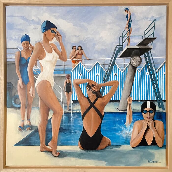 Le temps des plongeuses by Alain Rouschmeyer
