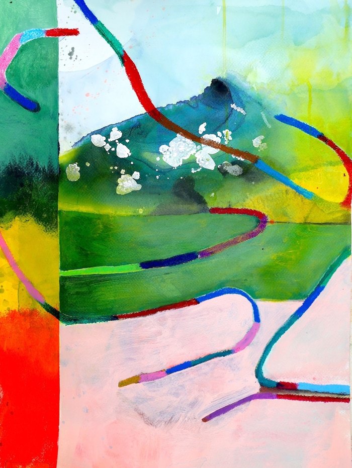 Even the light feels heavy  by Poovi Art